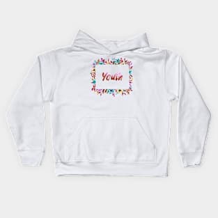 Pink youth Kids Hoodie